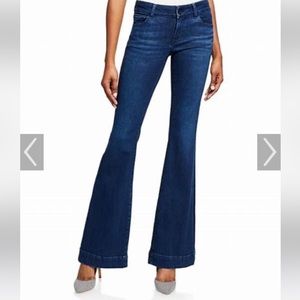 J brand love story flare low rise jeans